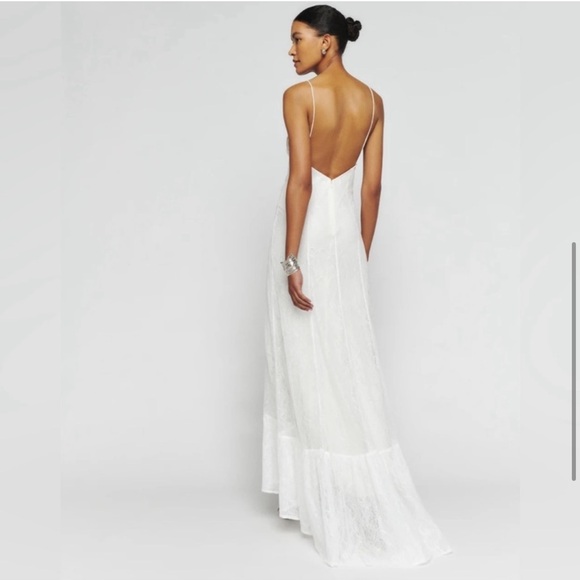 NWT Reformation Shae bridal Dress White Size 2 - Picture 3 of 4